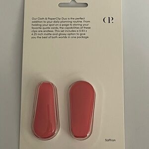 Cloth & Paper Red Paperclip Duo